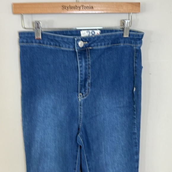 Free People We The Free Just Float On Flare Jeans Blue Western Rodeo Sz 28 - Picture 5 of 13